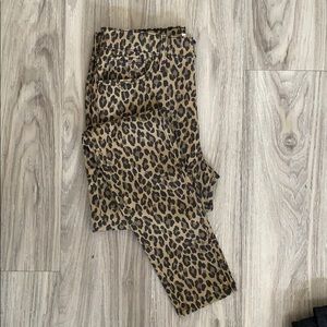 Leopard Levi 720 High Rise Super Skinny Jeans